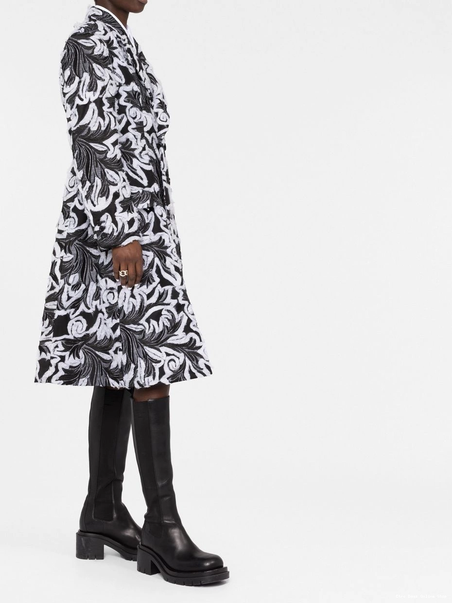 Cheap ETRO double-breasted coat jacquard Women 0404